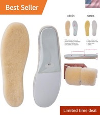 15mm Thick Cozy Lambswool Insoles for Women - Perfect for Boots  Slippers
