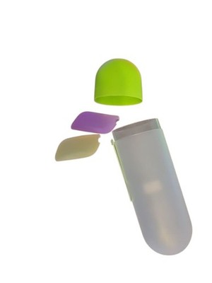 Travel Toothbrush Holder Case   Portable Toothpaste Cup with Lid