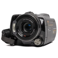 Sony Handycam Super SteadyShot HDR-SR12 10.2MP Black Digital Camcorder Good