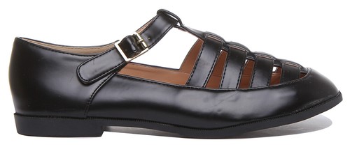 Mujer Suela Plana T BAR Corte Zapatos Sandalias de Verano Talla UK 3-8 - Imagen 15 de 36
