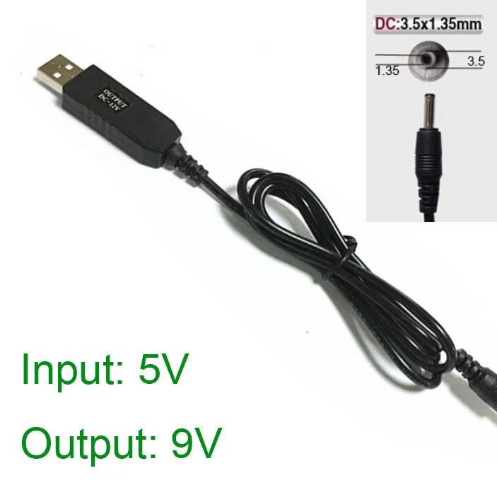 DC Boost Converter Cable Cord DC 5V To 9V 12V USB Step-up Power Supply Charger - Image 4 of 4