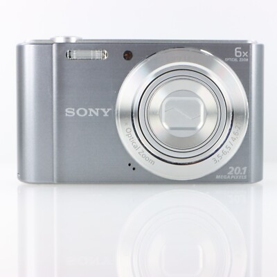 Sony Cyber-shot DSC-W810 20.1MP 6X Digital Camera Silver Used