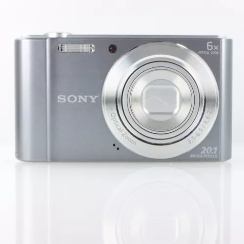 Sony Cyber-shot DSC-W810 20.1MP 6X Digital Camera Silver - Picture 1 of 8