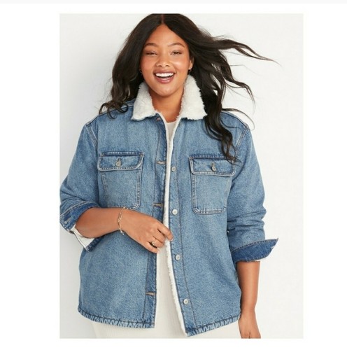 Old Navy Cozy Sherpa Lined Jean Denim 