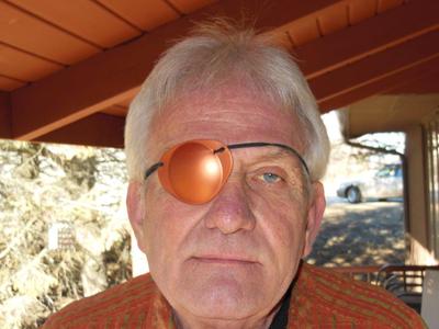  World's Best Eye Patch ADULT COPPER METALLIC LASTS FOR YEARS, Replaceable Elast