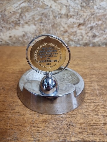 M.C.M.C Race Meeting 3. Platz Trohy Aschenbecher Platte 1960 Oldtimer Veteran Auto - Bild 6 von 8