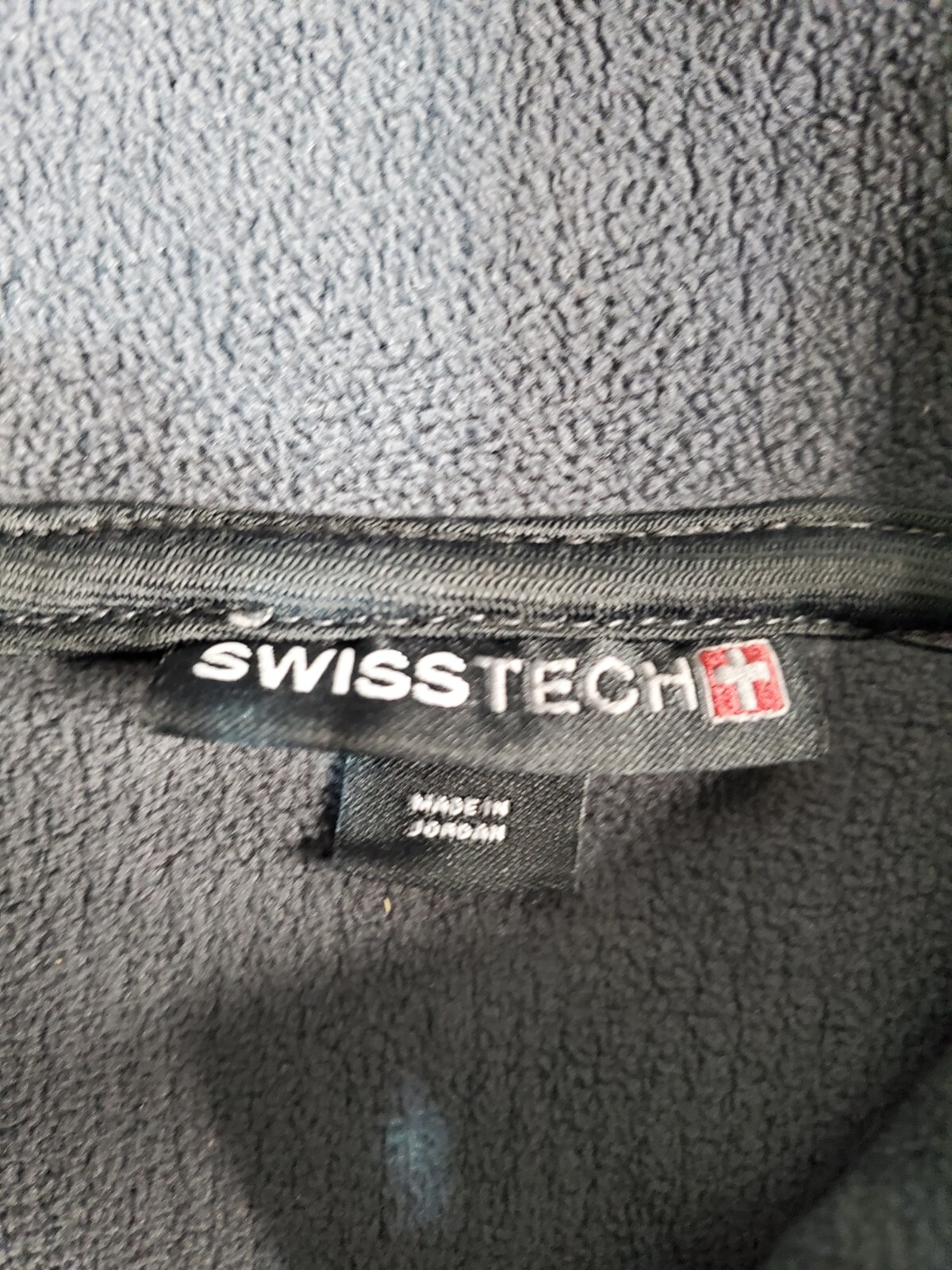 SwissTech Jacket Softshell Greystone Colored Zip … - image 3
