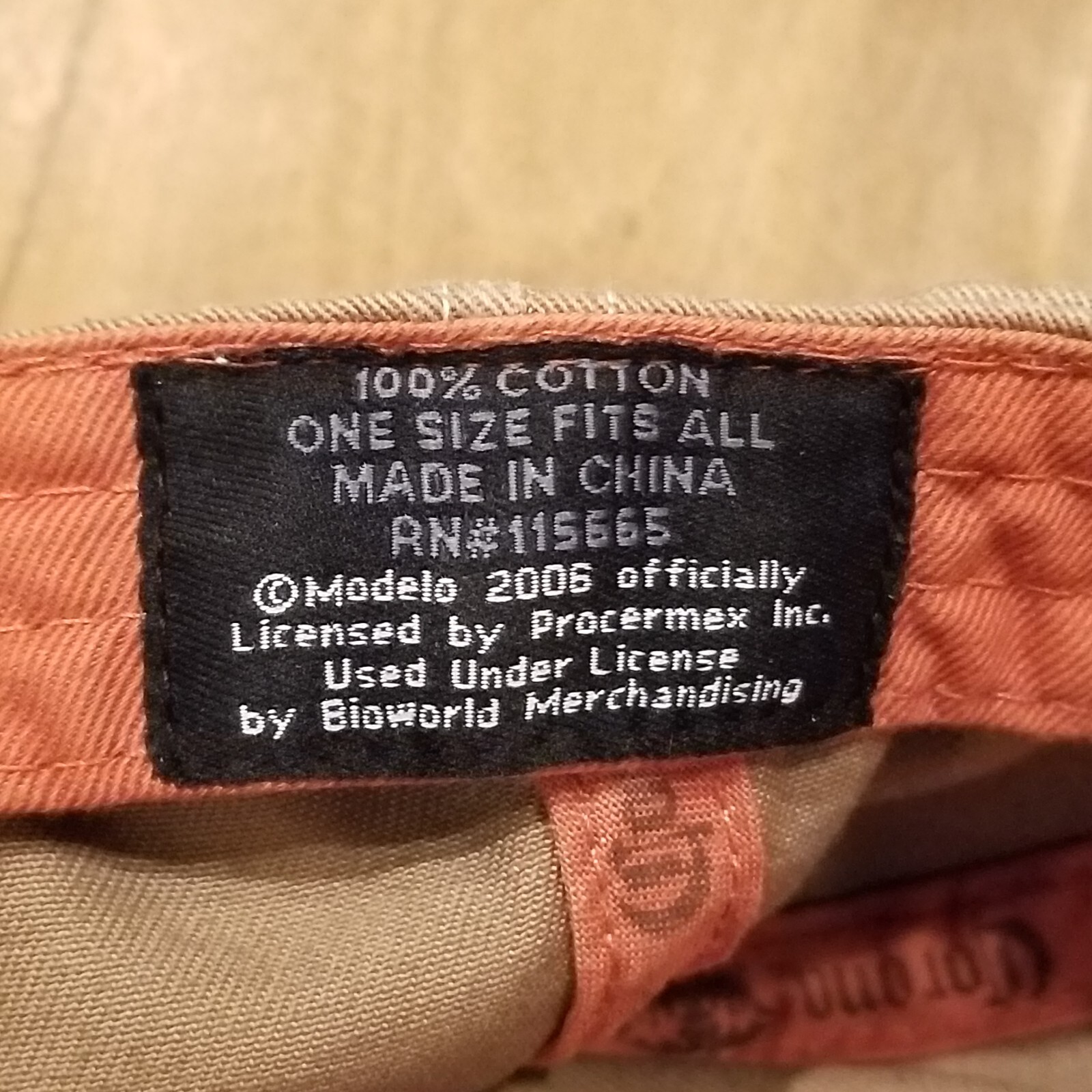 Corona Beer Hat Cap strap Back Brown Patch One Si… - image 8