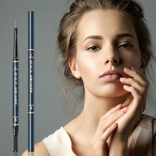Eyebrow Tattoo Fork PENCIL & BRUSH-Stereo Fine Brow Sharpe - Waterproof Liner UK - Picture 8 of 19