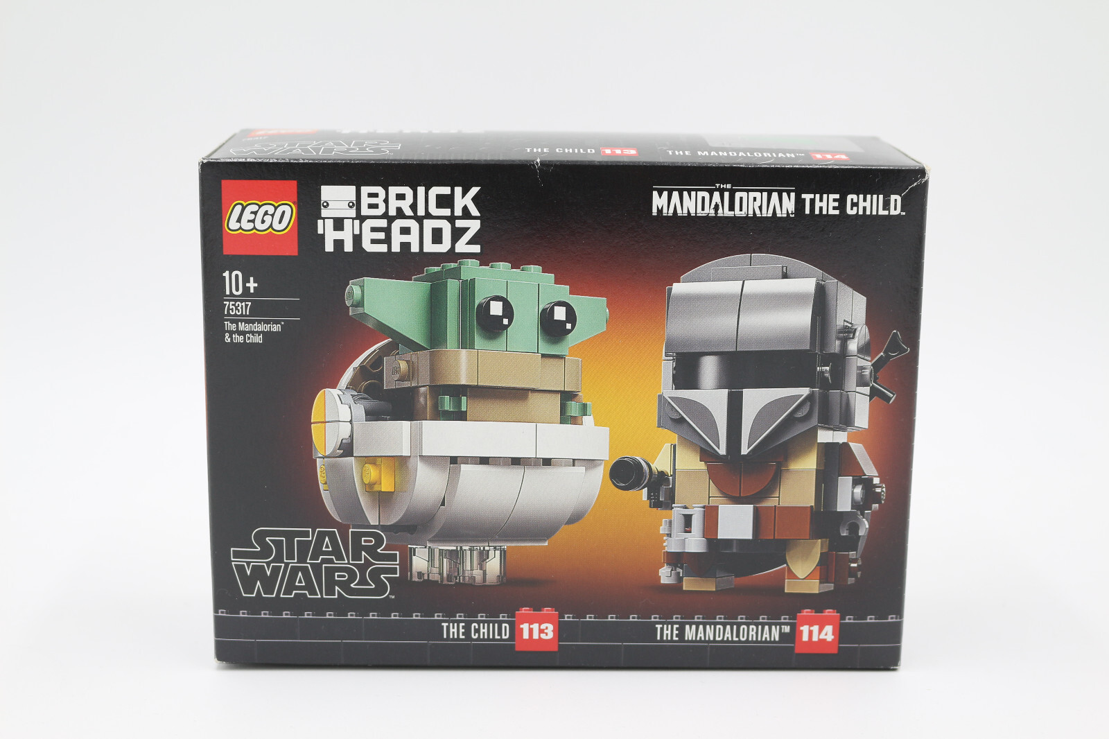 LEGO 75317 BrickHeadz Le Mandalorien et l'Enfant Neuf et Scellé Star Wars original