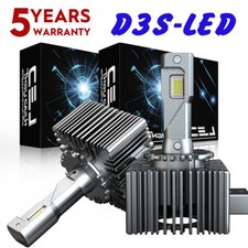 For Chevy Traverse 2019 2020 2021 D3S LED Headlight Bulb Kit High  Low Beam 2PC
