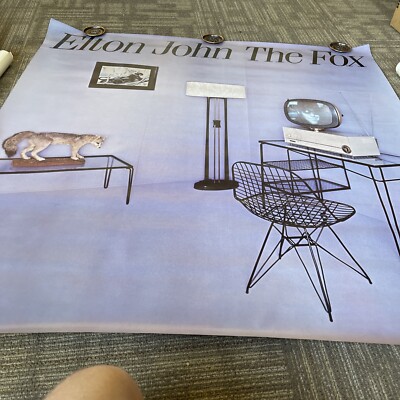 71 1981 ELTON JOHN The Fox Record Store Subway Promo Poster 45” | eBay