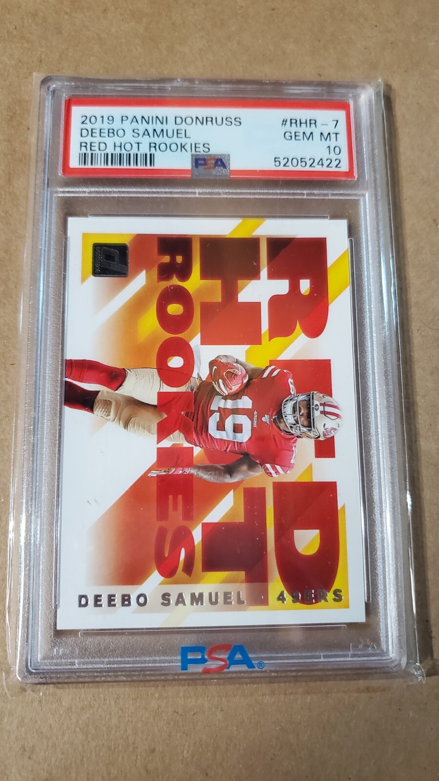 Deebo Samuel Panini Donruss Red Hot Rookies #RHR7 Base