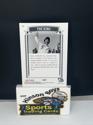Richard Petty 2007 Press Pass Legends ‘The King’ NASCAR Racing #55 Daytona - Picture 4 of 5