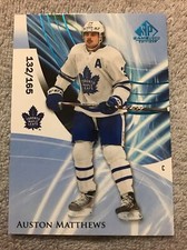 2020-21 SP Game Used AUSTON MATTHEWS Blue Parallel #/165 Toronto Maple Leafs