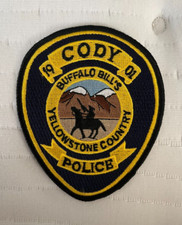 CODY WYOMING POLICE BUFFALO BILL'S YELLOWSTONE COUNTRY COLLECTIBLE PATCH