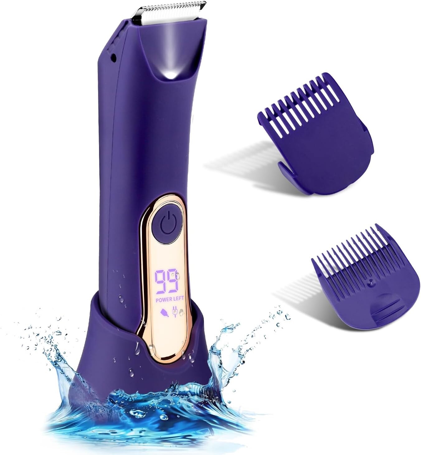 Bikini Trimmer for Women,Wet/Dry Personal Pubic Hair Trimmer Womens Electric Raz-image