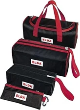 ELDA 4 Pack Tool Bag for Men w/Hard Bottom Waterproof Tote Large Capacity Pouch