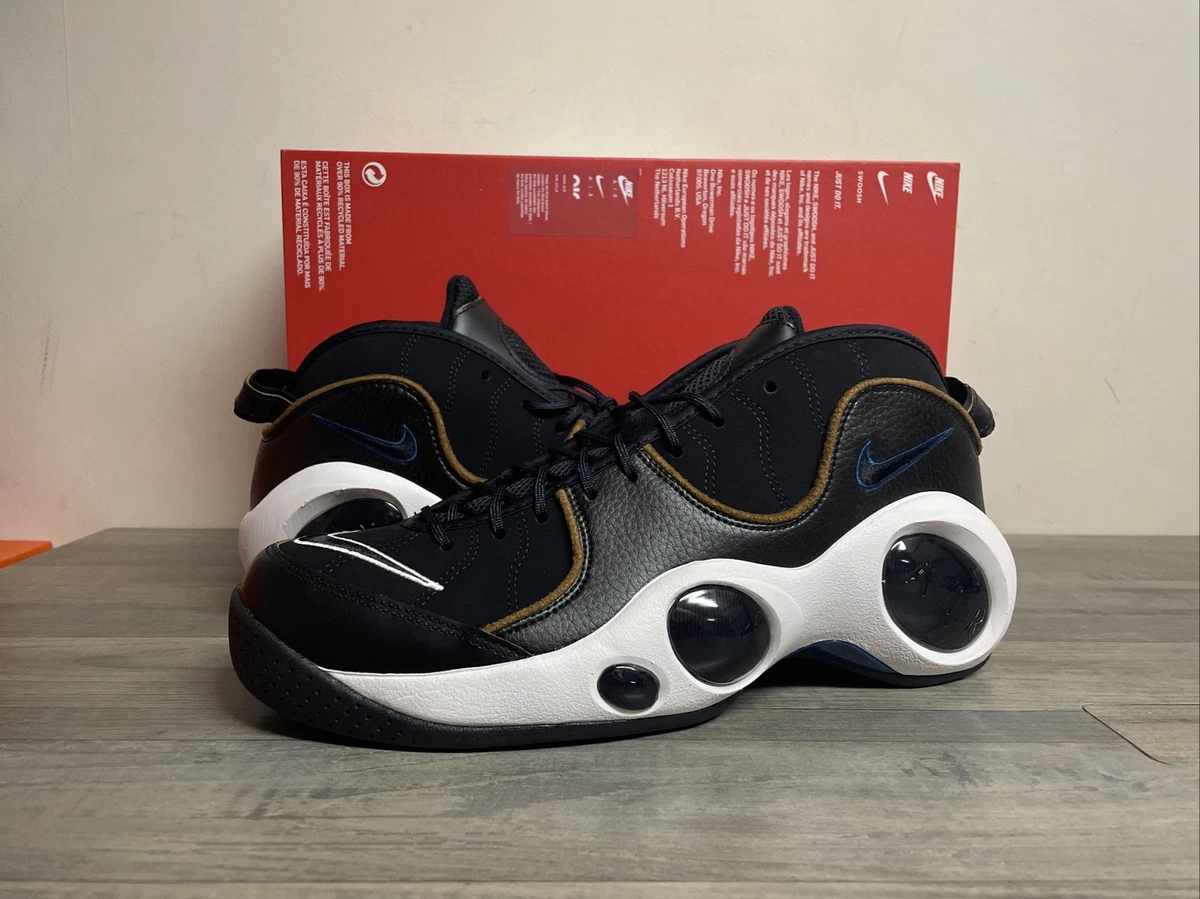 Nike Air Zoom Flight 95 Jason Kidd Black Blue Ale Brown DV6994-001 Men Size 11.5