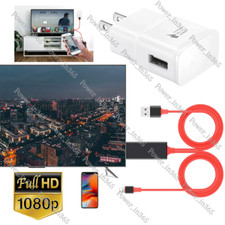HDMI Mirroring AV Cable Phone to TV HDTV Adapter 1080P For iPhone 14 13 12 11 X
