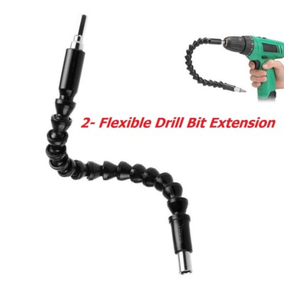 2pc Extension Flexible Screwdriver Drill Bit Holder Connect Link NEW