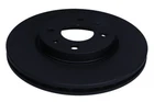 Quaro 2x front brake disc ø257 mm internally vented for Fiat Panda 312 1.2 0.9