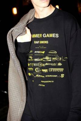 Raf Simons Oversized 'Summer Games' Sweatshirt Black size SMALL | eBay