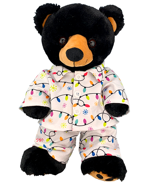 New Christmas Lights PJs for Stuffed Toys - Holiday Pajamas for 14