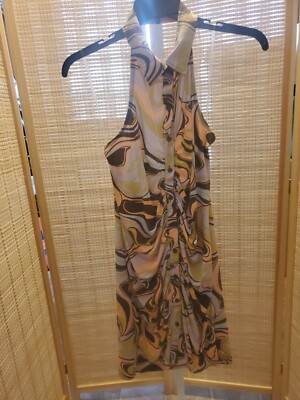 rue 21 bodycon dresses Plus Dress Womens Size 1X Tye Dye Halter Collared Stretch COLOR:Light Green Quealent Dress Maternity Photography engagement photo Classic Look