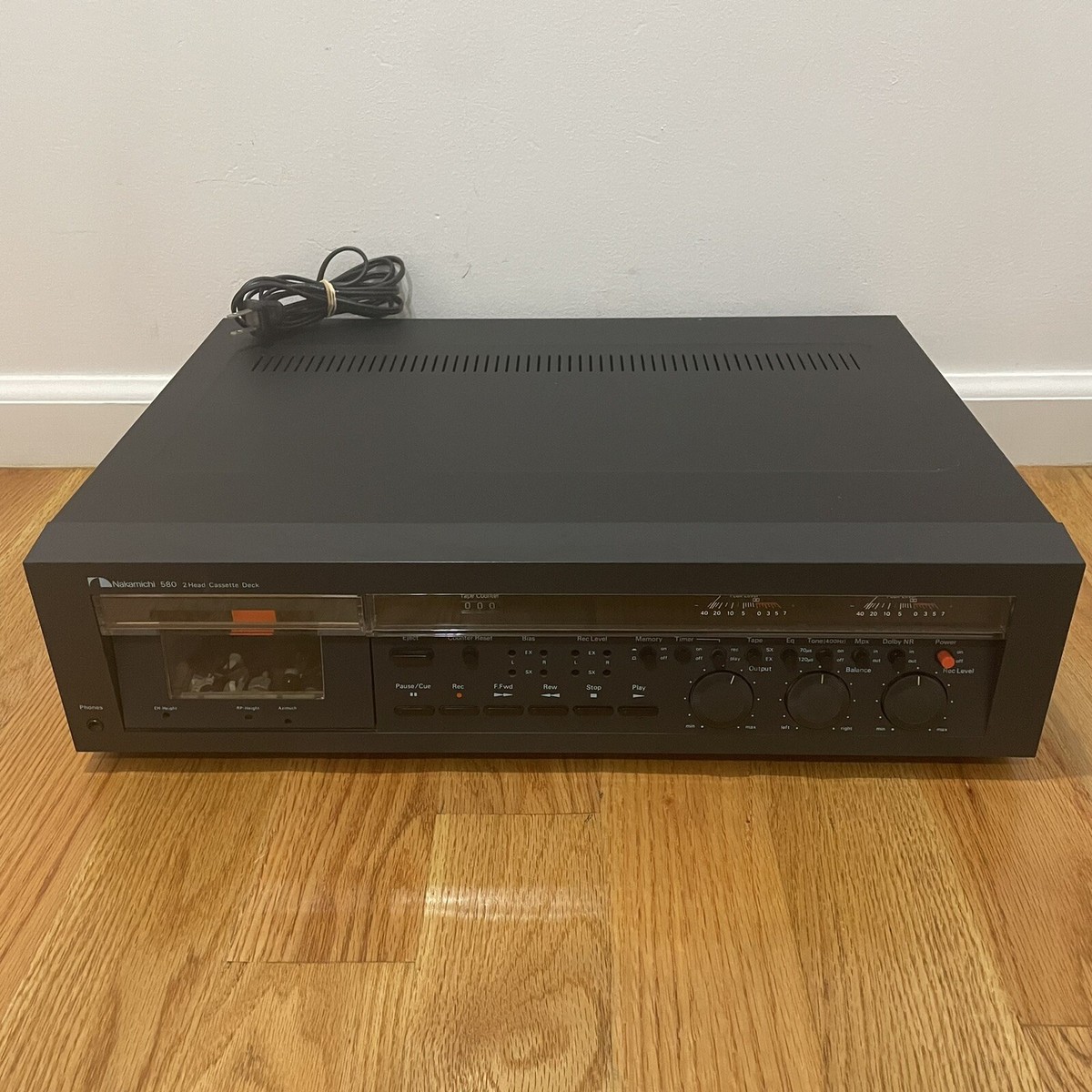 Nakamichi 580 カセットデッキ Nakamichi 580 2 Head Cassette Deck diffused resonance