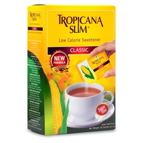 3x 50 Sachets Tropicana Slim Original Classic Low Calorie Sweetener