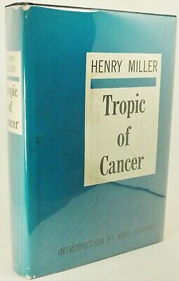Tropic of Cancer by Henry Miller (1961) hardcover book