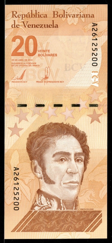 Venezuela 10 Notes Of 20 Million Bolivar Soberano Banknotes