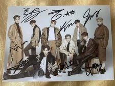 (100% authentic) ATEEZ ateez Autographed Signed Photo 4*6 K-POP Collection