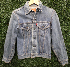Levi  s Type 3 Denim Blue Jean Jacket 70s Vintage USA Jacket Adult Size XS