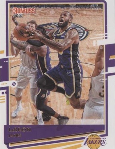 2020-21 Panini Donruss Clearly Basketball LeBron James Dominant | eBay