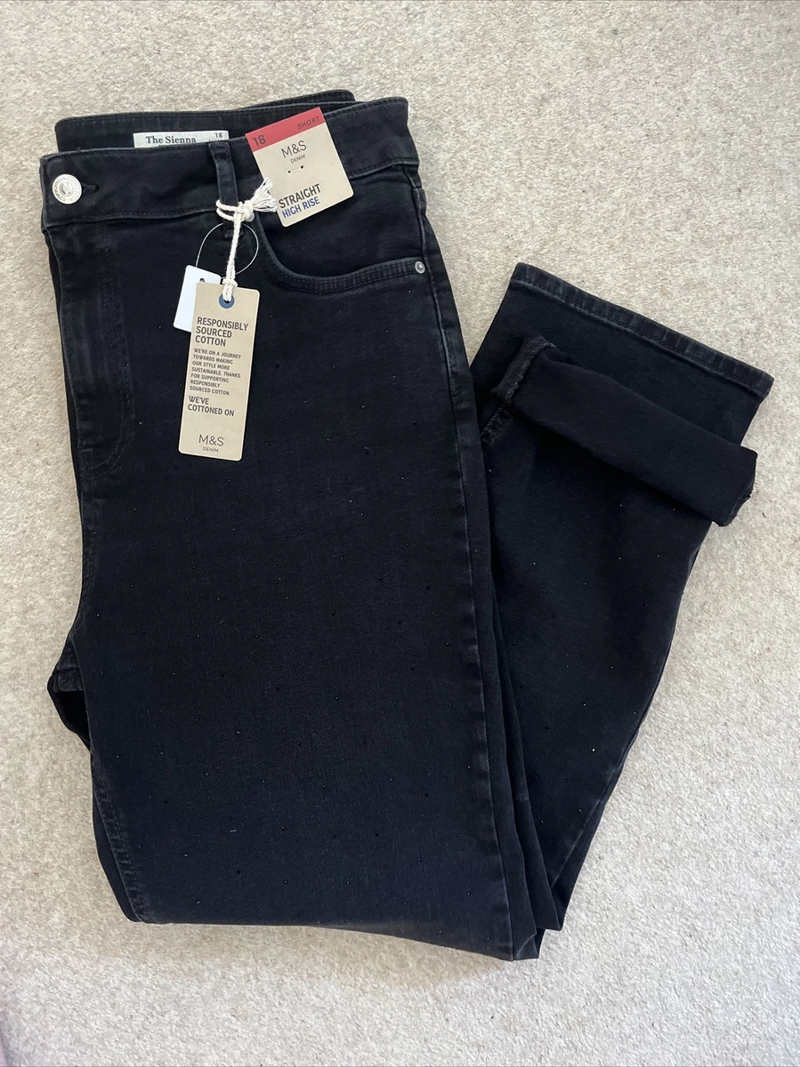M and s high waisted jeans sales