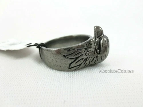 NUEVO Anillo Cabeza de Águila Talla 11 Emporio Armani Para Hombres Acero Inoxidable EGS2662040001 Foto 4 de 4