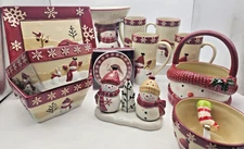 St.Nicholas Square Winter Wishes bowls, salad, mugs, candy dishes, coasters, mor