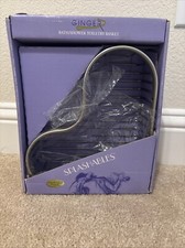 Ginger Splashables Combo Large Corner Basket Satin Nickel NIB Shower 505L-15