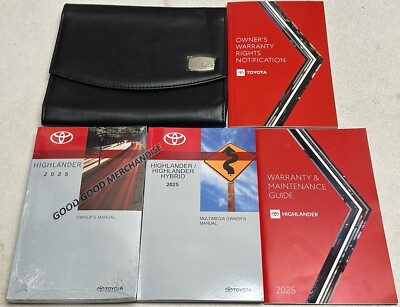2025 TOYOTA HIGHLANDER OWNERS MANUAL SPORT LIMITED PLATINUM LE E XLE ...