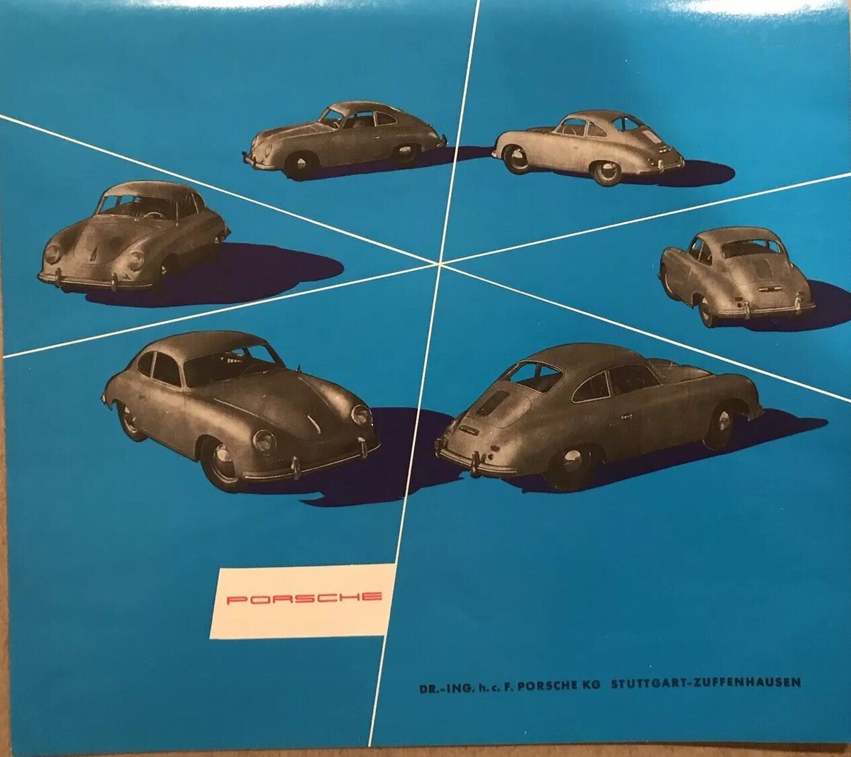 洋書 Catalogue of Early Colour Printing from The Porsche 356 History & Others Brochure Reprint Rare!Own