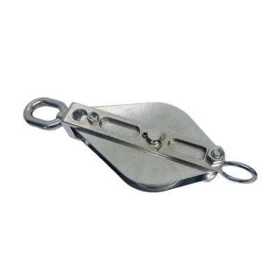 Swivel Eye Block 5'' Sheave 3/4'' Rope 2,000 Lb Loading Cap. Stainless Steel T304 