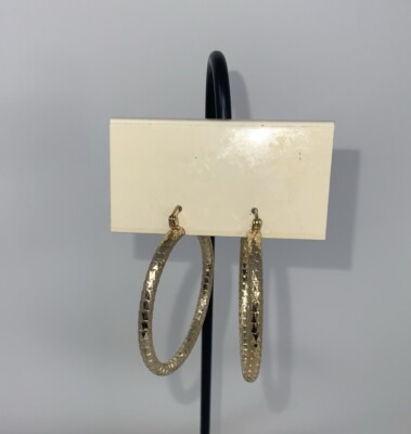 18k Oro Laminado Aretes Gold Laminated Earrings