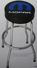 Mopar Bar Stool chair shop work garage top man cave  chrysler plymouth hemi