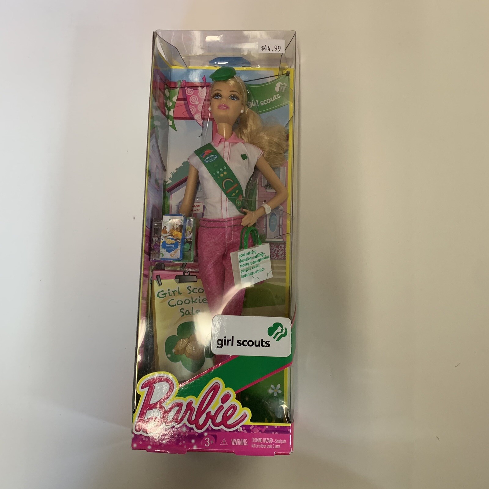 Girl Scouts Barbie Caucasian Blonde Doll 2013 Mattel NEW 746775360917 eBay
