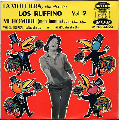 LOS RUFFINO ''MI HOMME'' LATIN JAZZ EP 1960 POP MPO 3.023