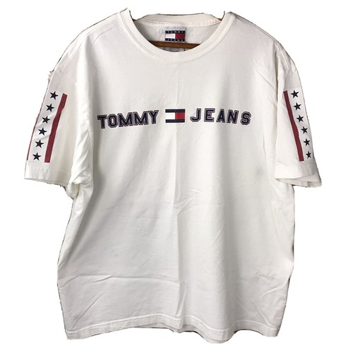 Tommy Hilfiger Jeans Size Large White T 