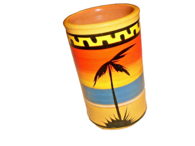 huanchaco 2008 terracotta pottery cup tumbler