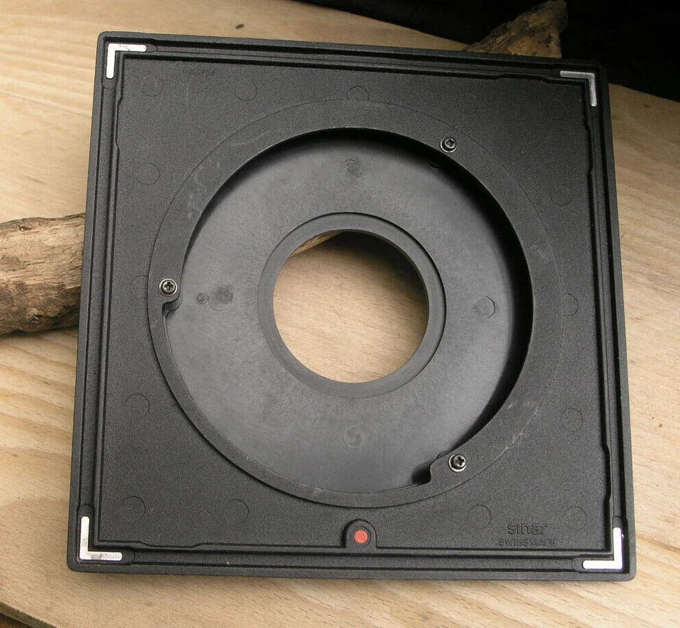 Genuine Sinar  F & P fit lens board panel copal 1 41.6mm hole 9mm step out - Image 2 of 3